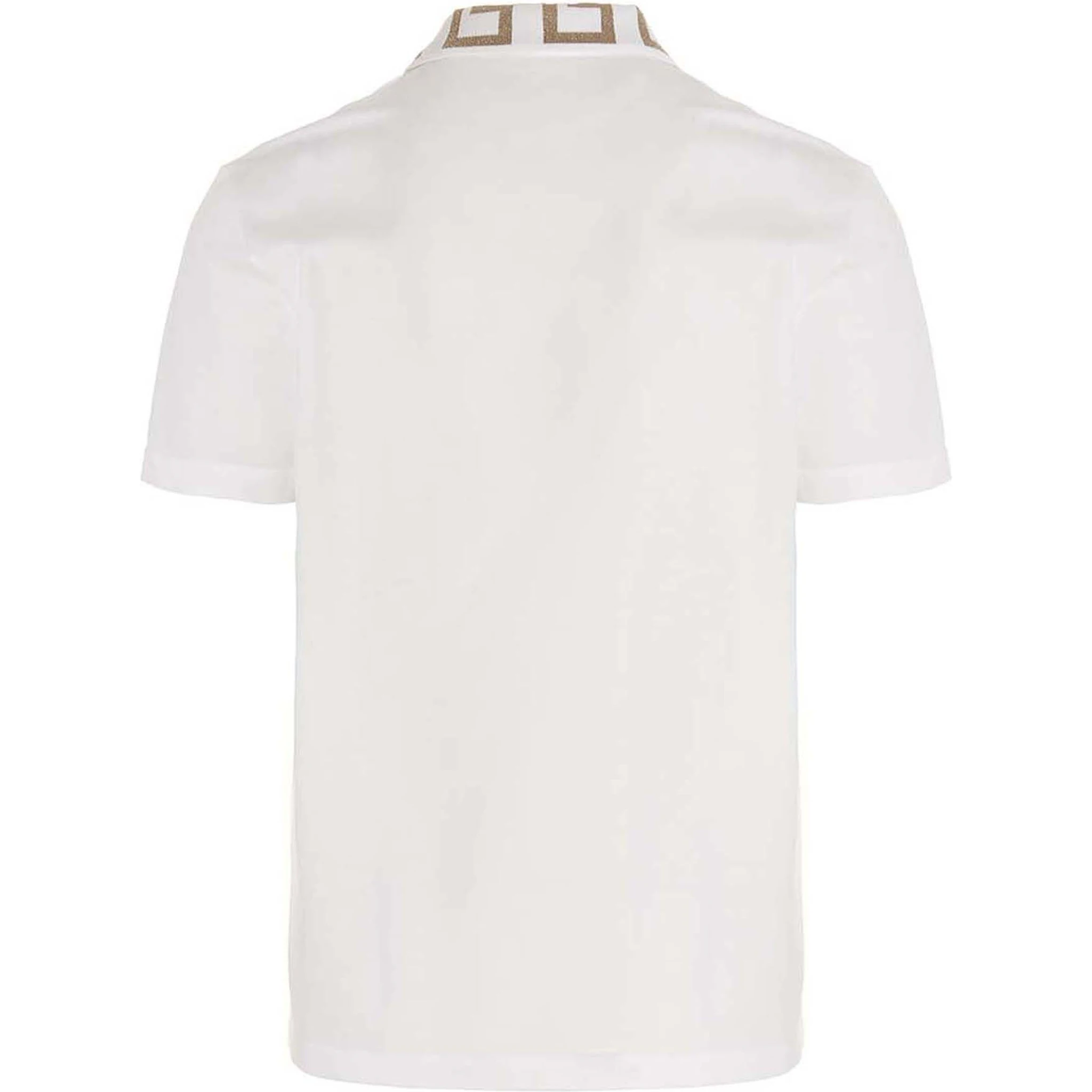 White Cotton Polo Shirt