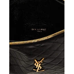 Black Lamb Leather Crossbody Bag