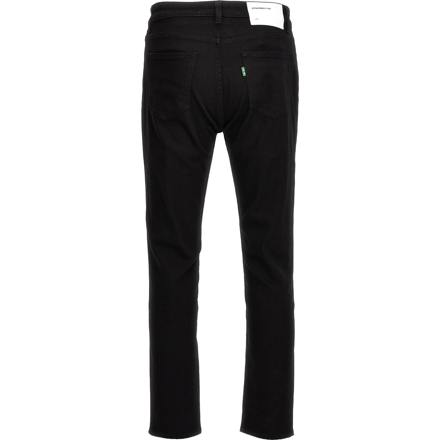Black Cotton Skinny Jeans
