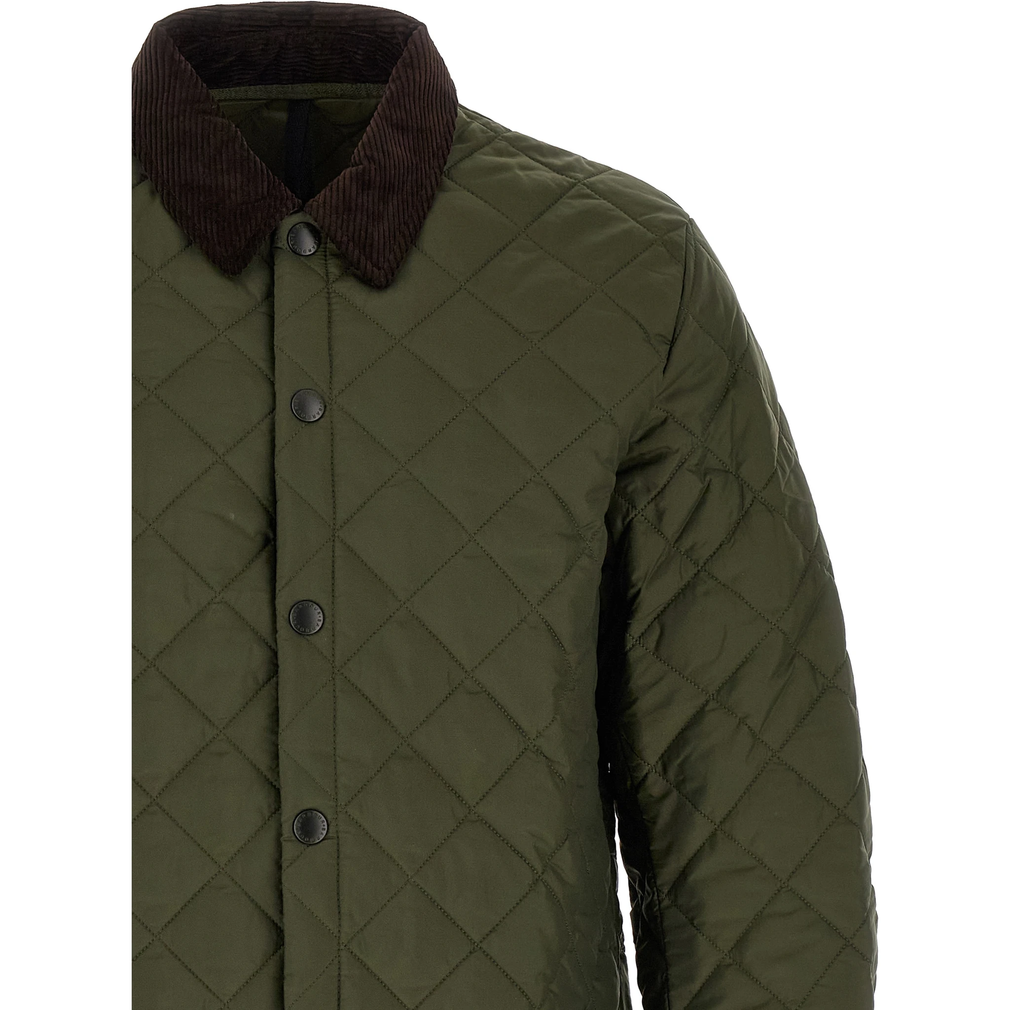 Bicolor Polyamide Full-Length Jacket
