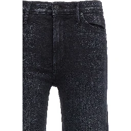 Black Cotton Slim Fit Jeans