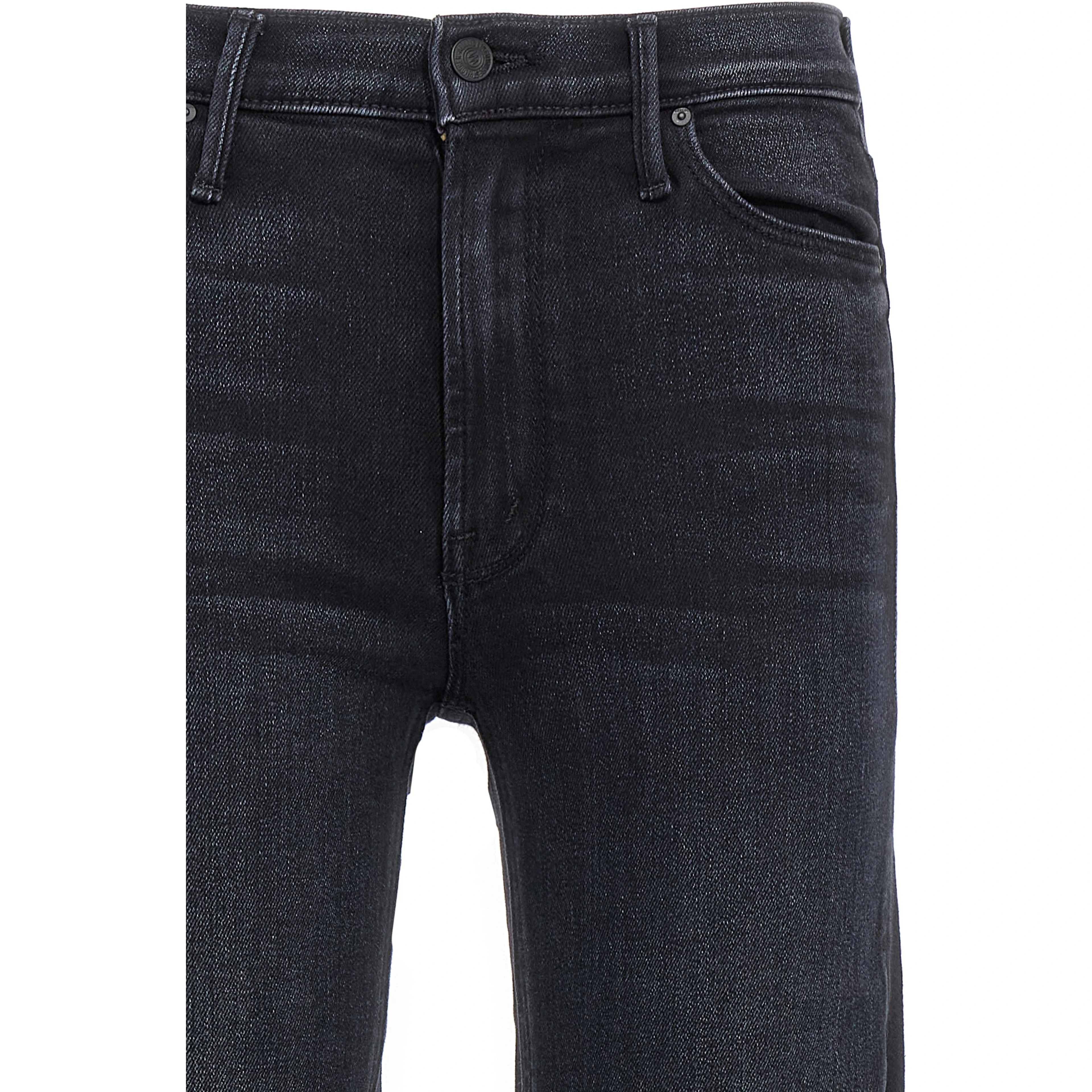 Black Cotton Slim Fit Jeans