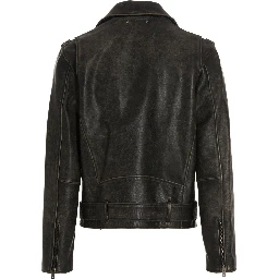 Black Calfskin Leather Jacket