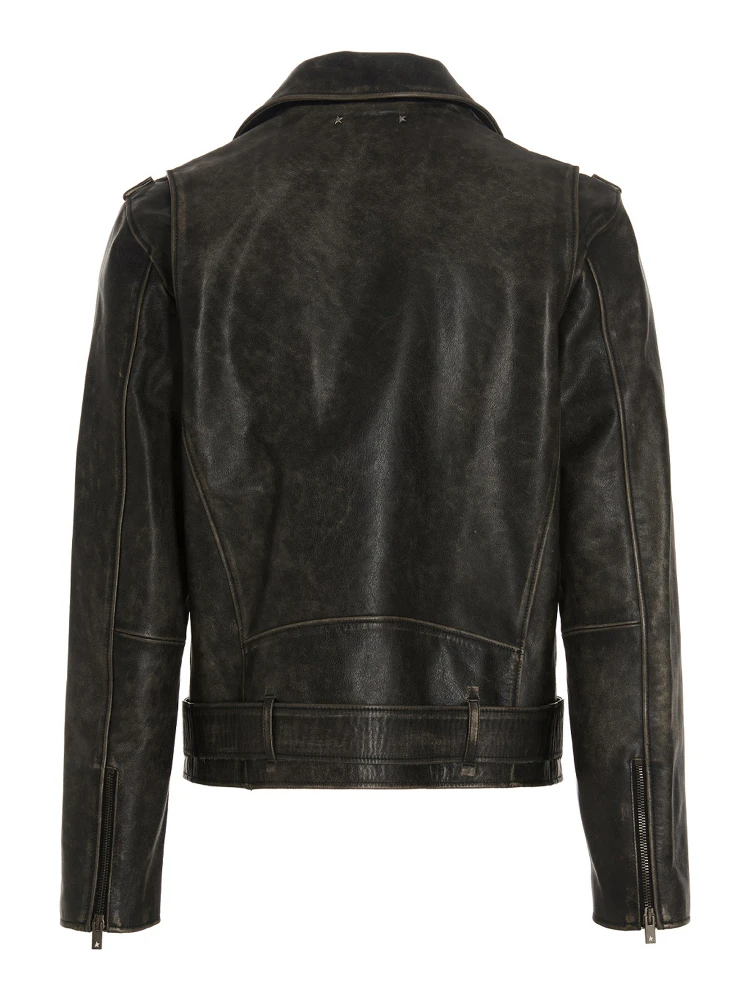 Black Calfskin Leather Jacket alternative