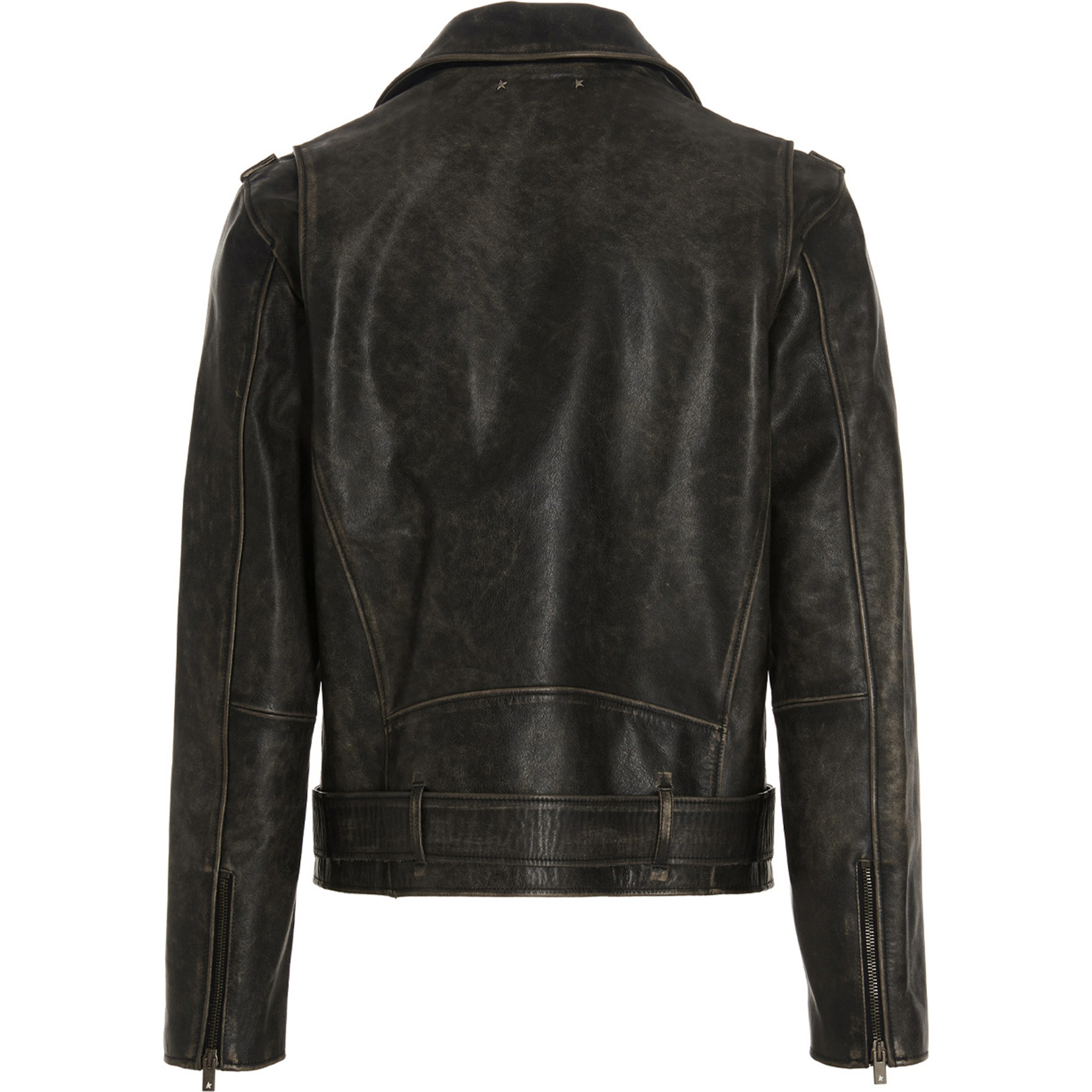 Black Calfskin Leather Jacket