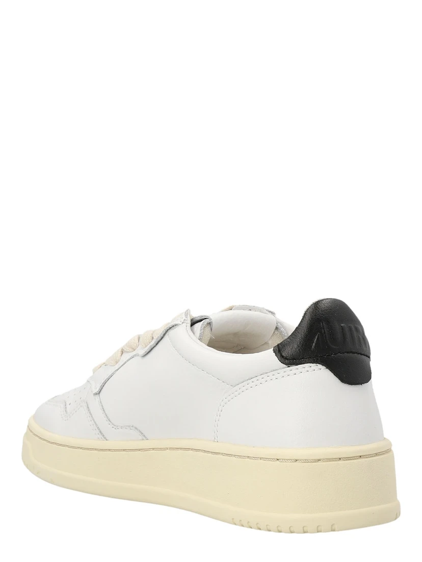 Bicolor Cowhide Low Top Sneakers