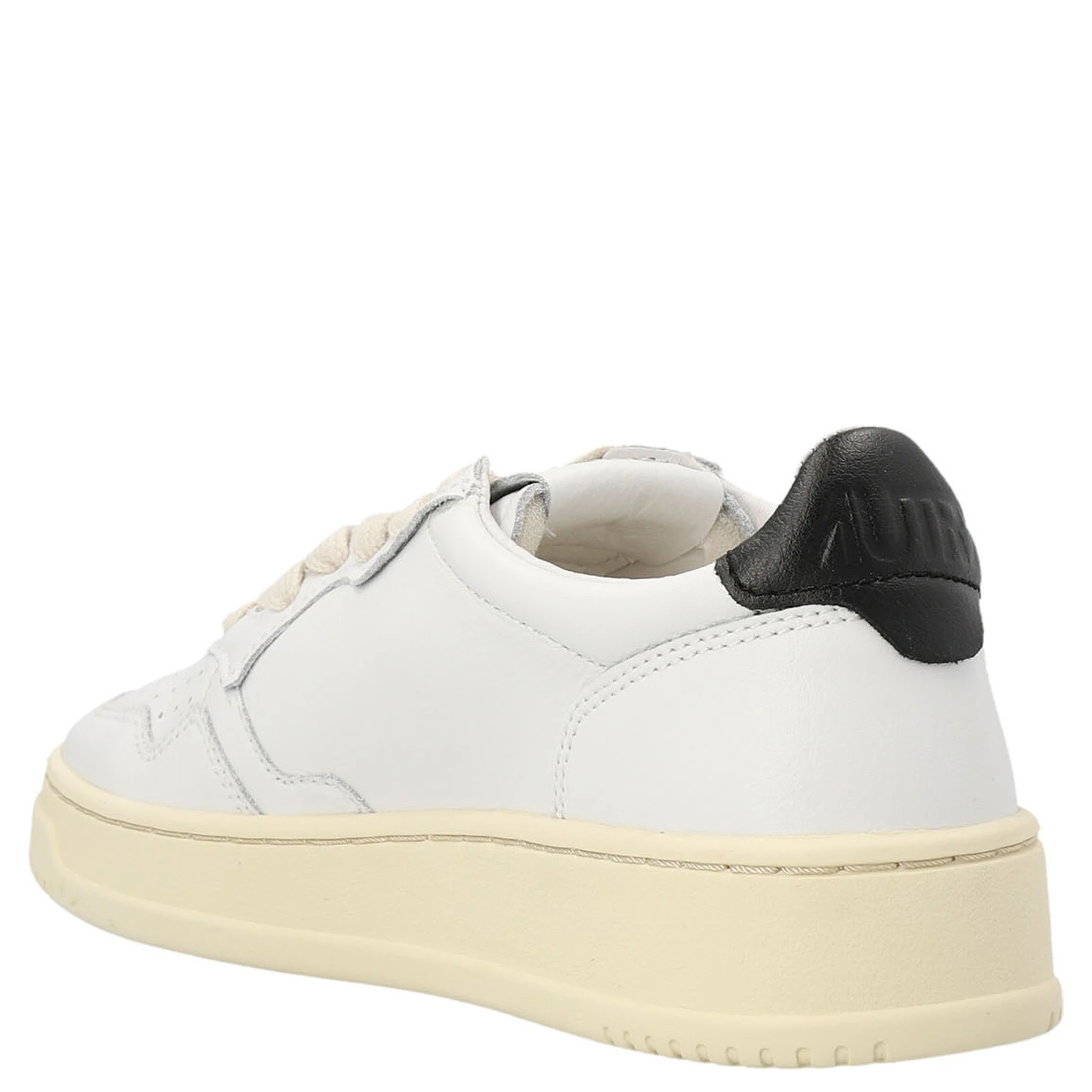 Bicolor Cowhide Low Top Sneakers