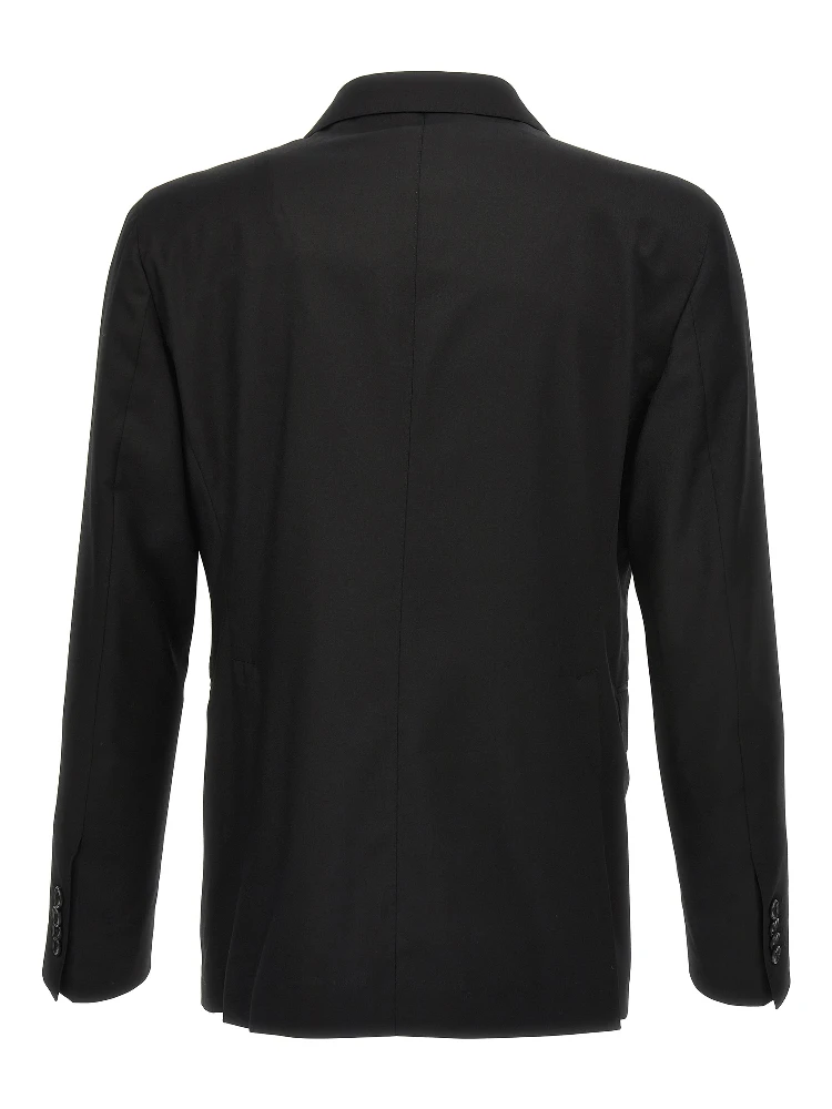 Black Virgin Wool Two-Piece Suit alternative