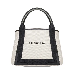Bicolor Canvas Tote Bag