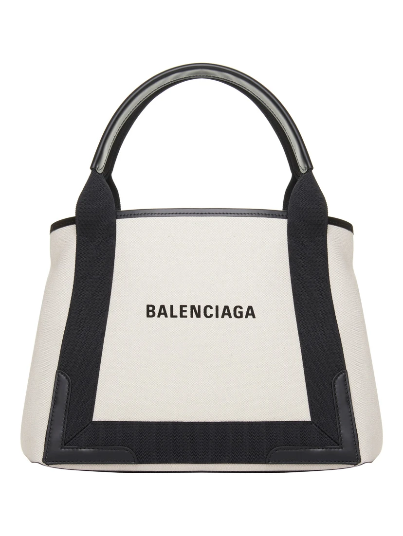 Bicolor Canvas Tote Bag