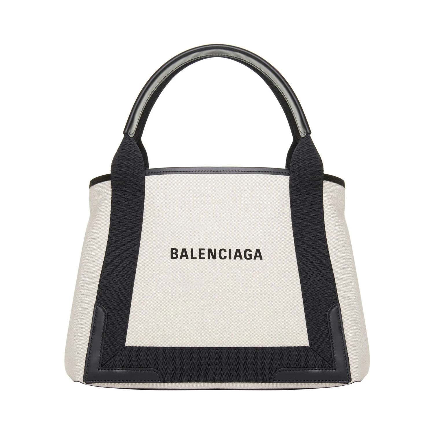 Bicolor Canvas Tote Bag