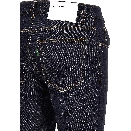 Blue Cotton Jeans Denim