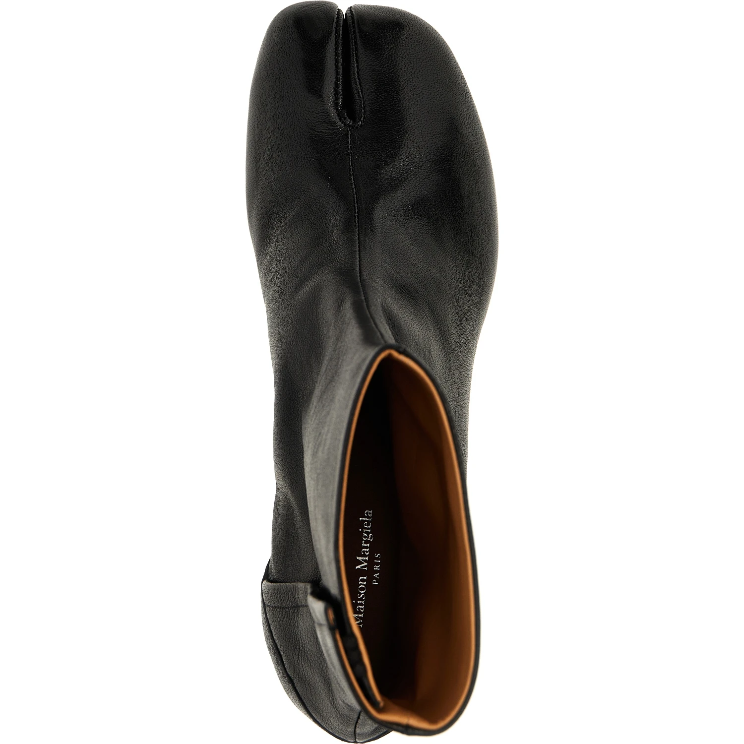 Black Lamb Leather Ankle Boots