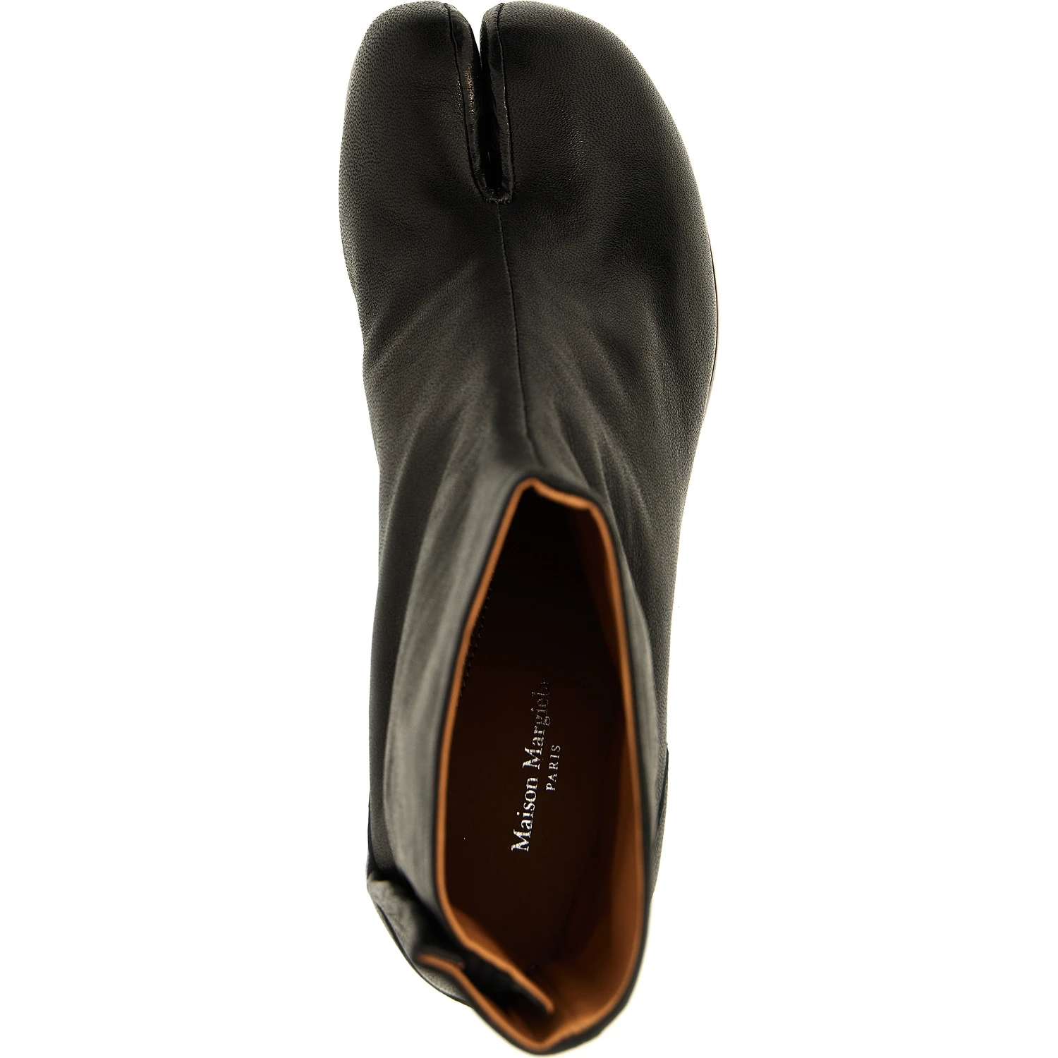 Black Napa Leather / Calf Bos Taurus Ankle Boots