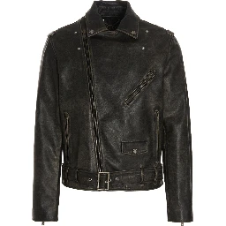 Black Calfskin Leather Jacket
