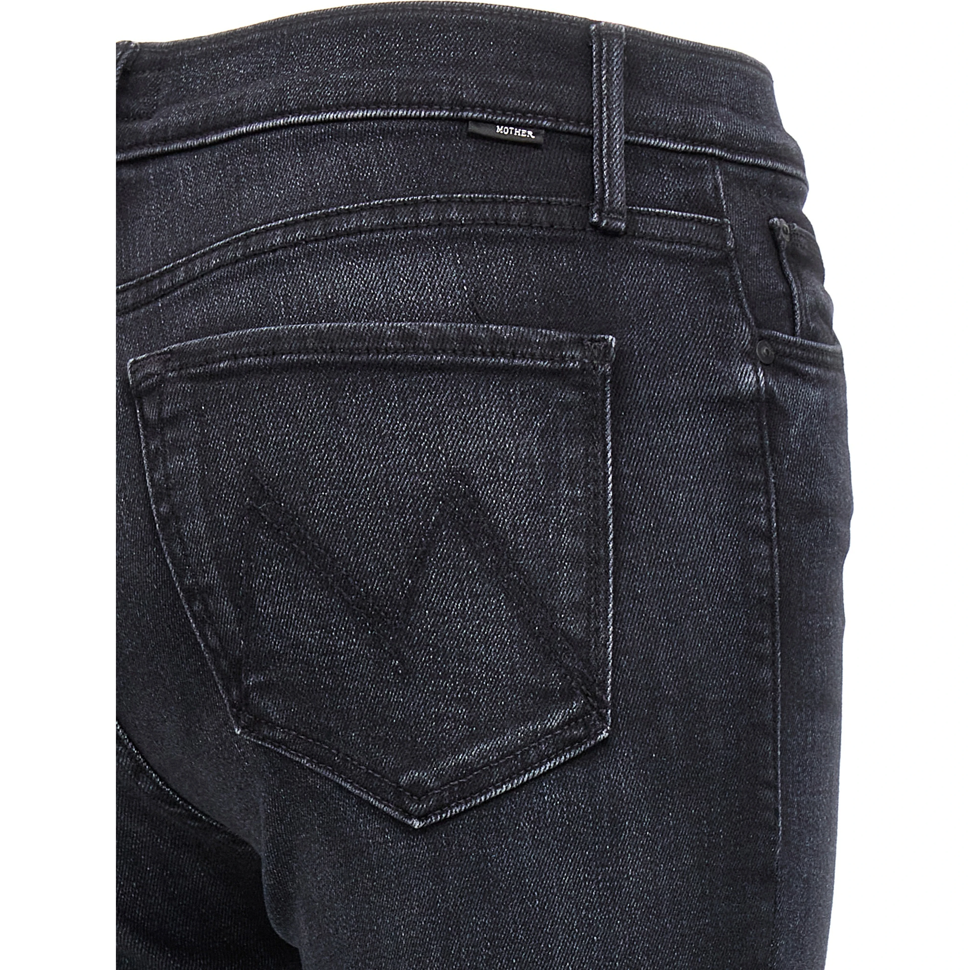 Black Cotton Slim Fit Jeans