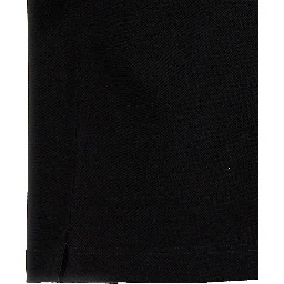 Black Cotton Polo Shirt