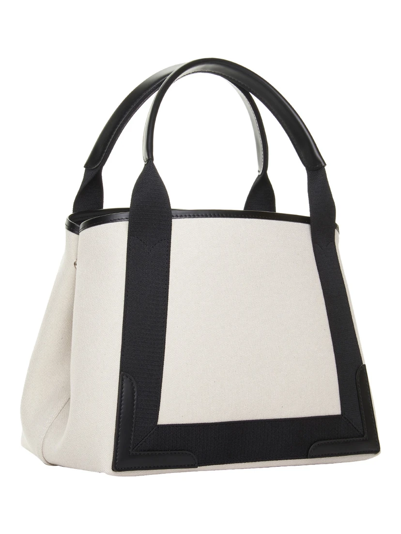 Bicolor Canvas Tote Bag
