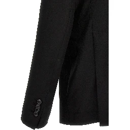 Black Virgin Wool Two-Piece Suit