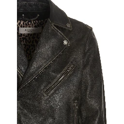 Black Calfskin Leather Jacket