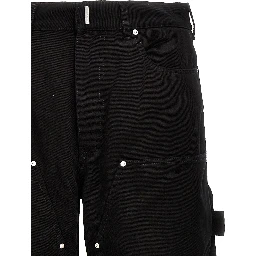 Black Cotton Jeans Denim