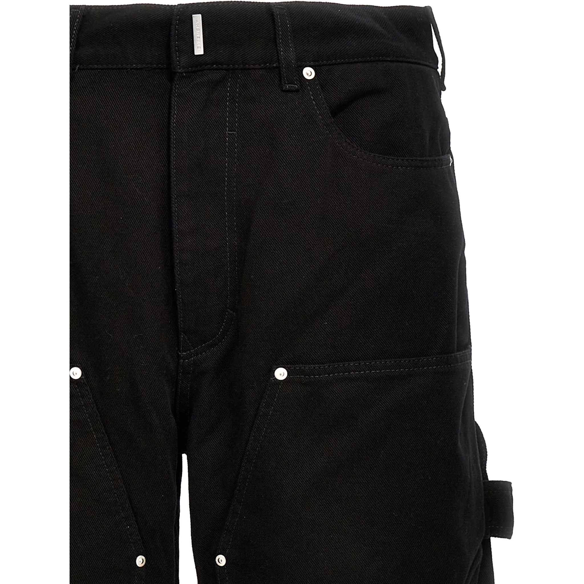 Black Cotton Jeans Denim