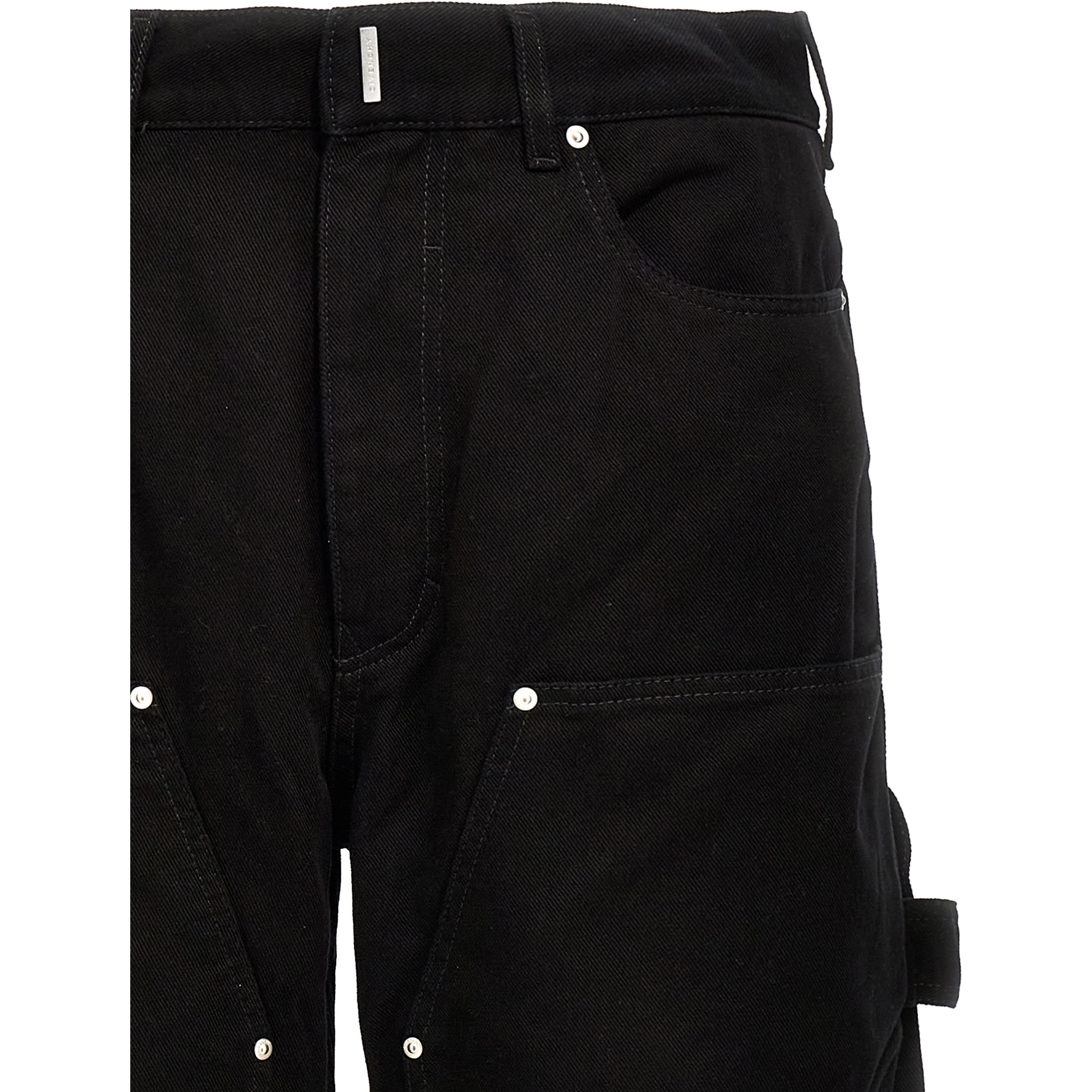 Black Cotton Jeans Denim