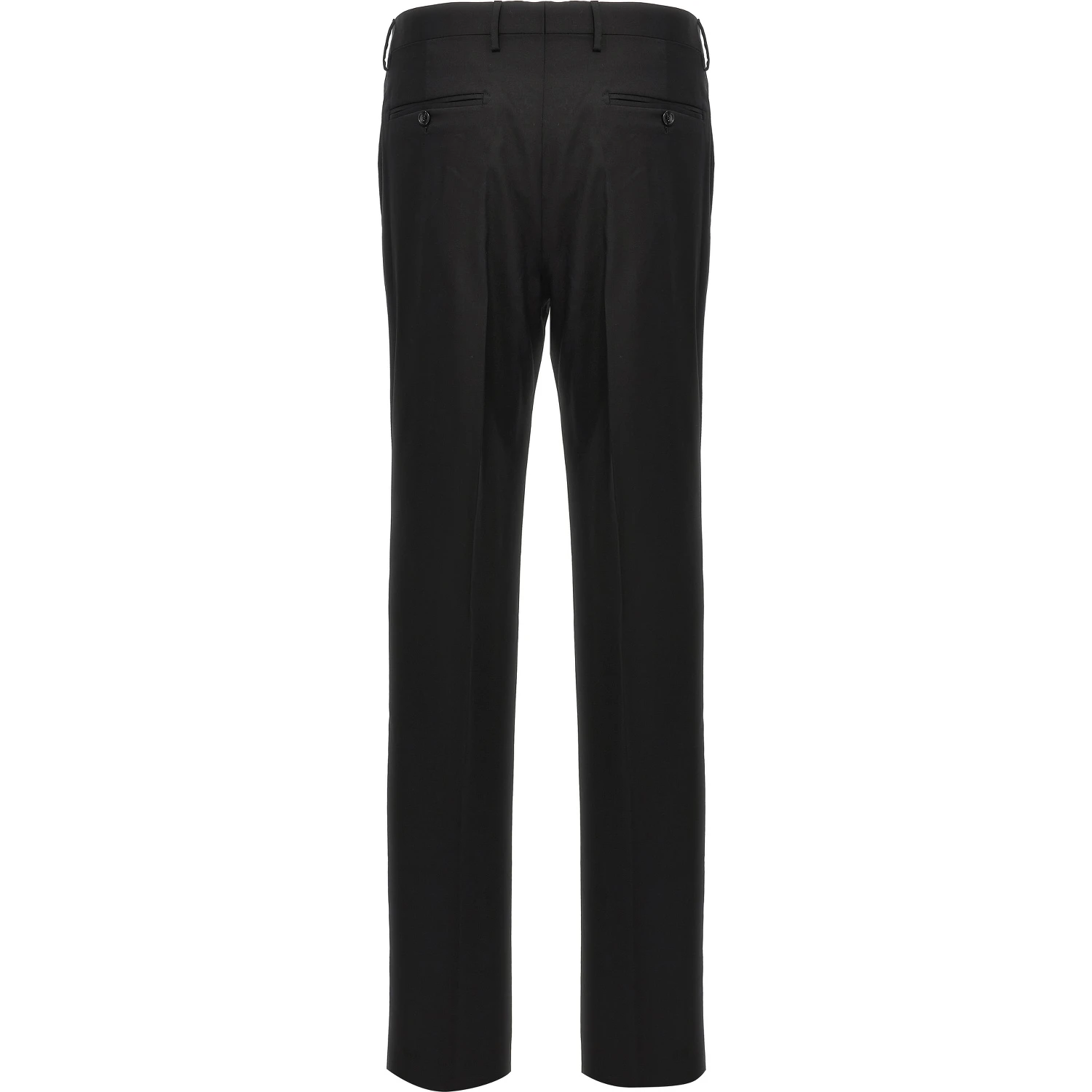 Black Virgin Wool Two-Piece Suit