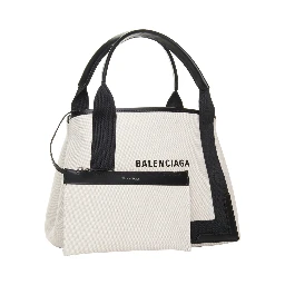 Bicolor Canvas Tote Bag