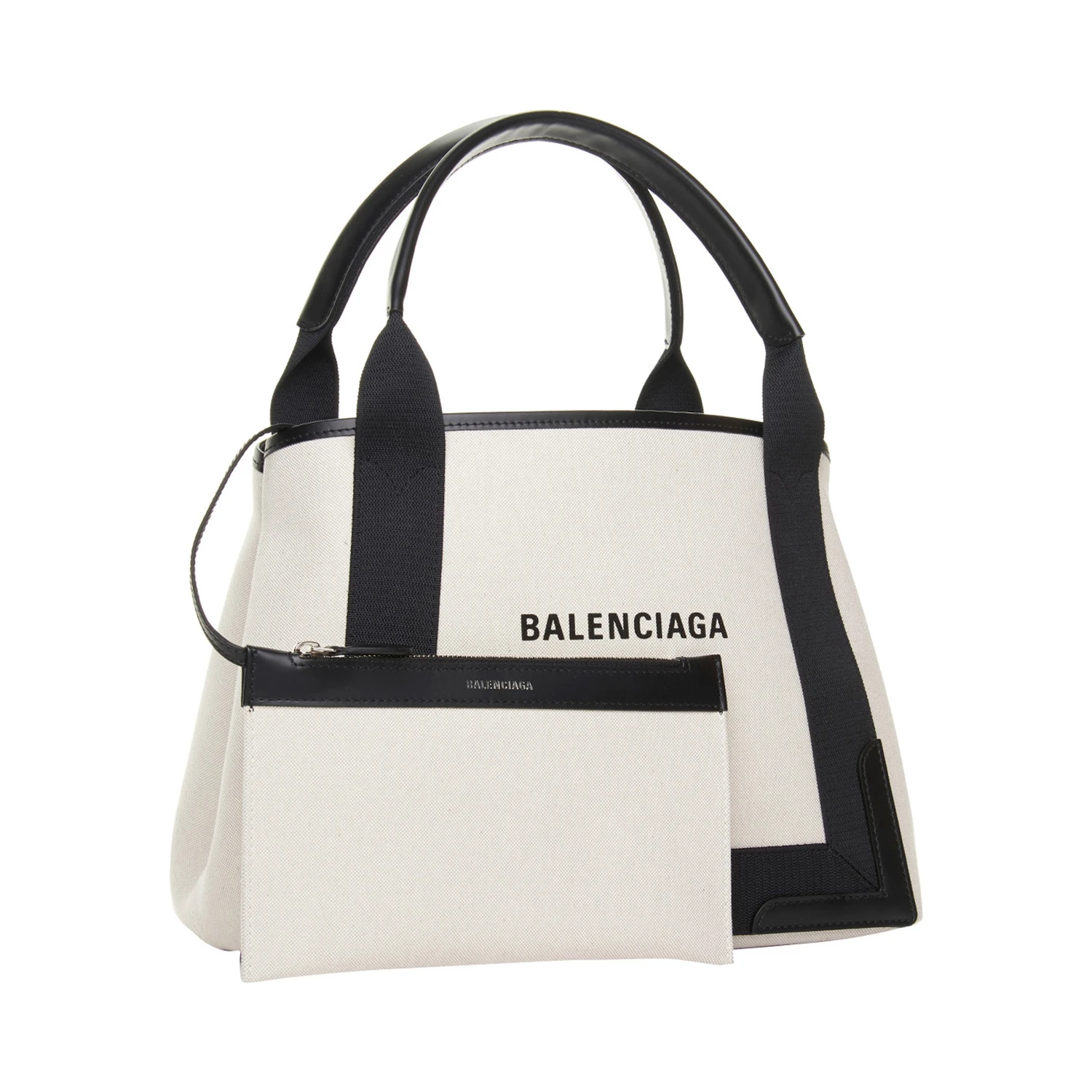 Bicolor Canvas Tote Bag