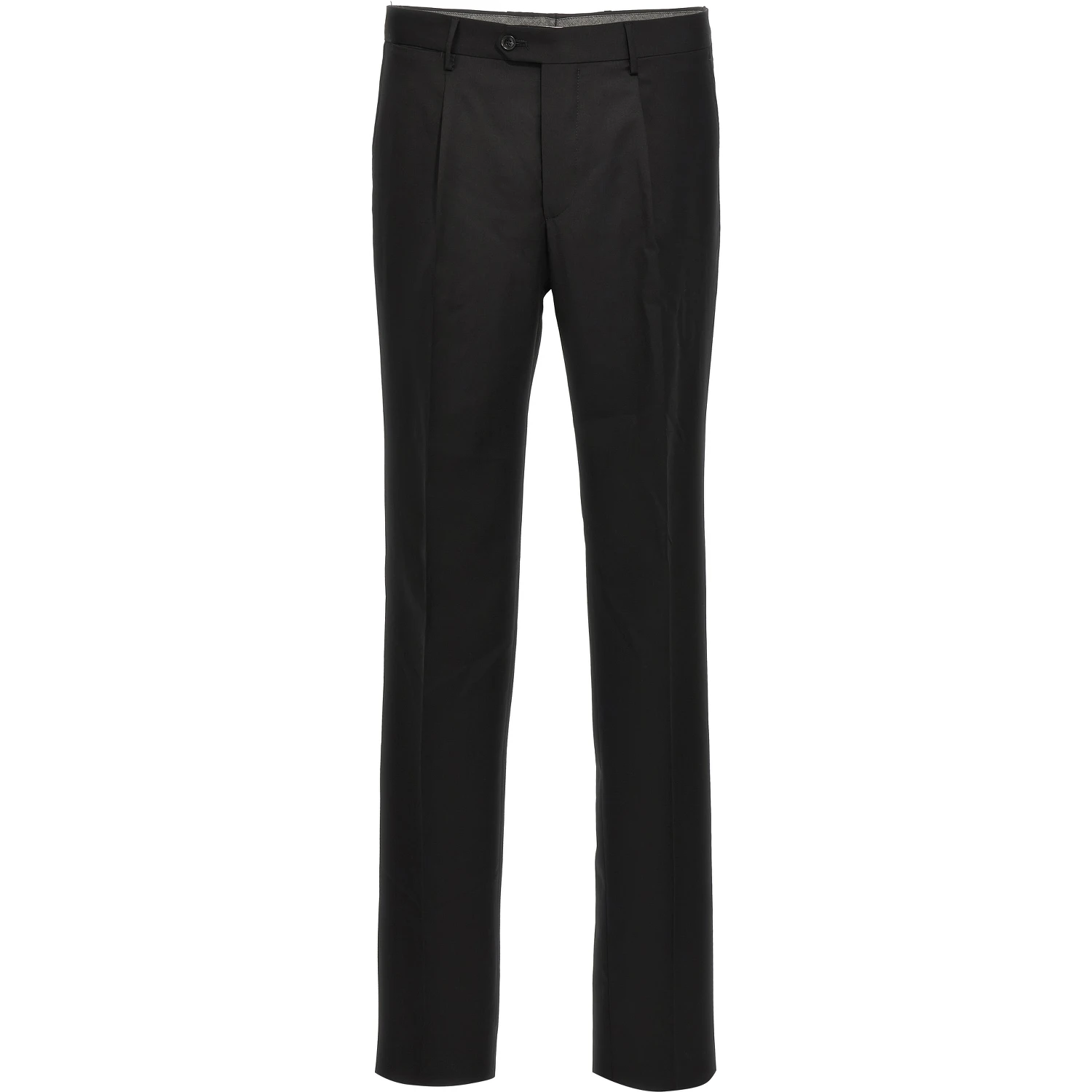 Black Virgin Wool Two-Piece Suit