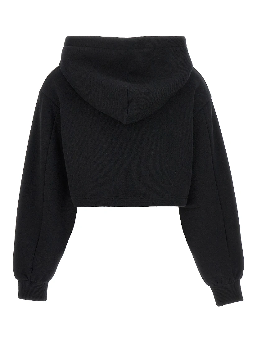Black Cotton Hoodie