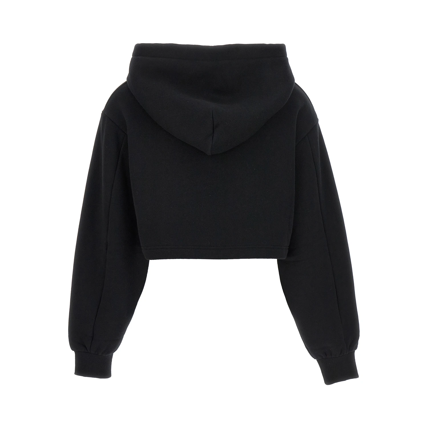 Black Cotton Hoodie