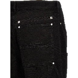 Black Cotton Jeans Denim