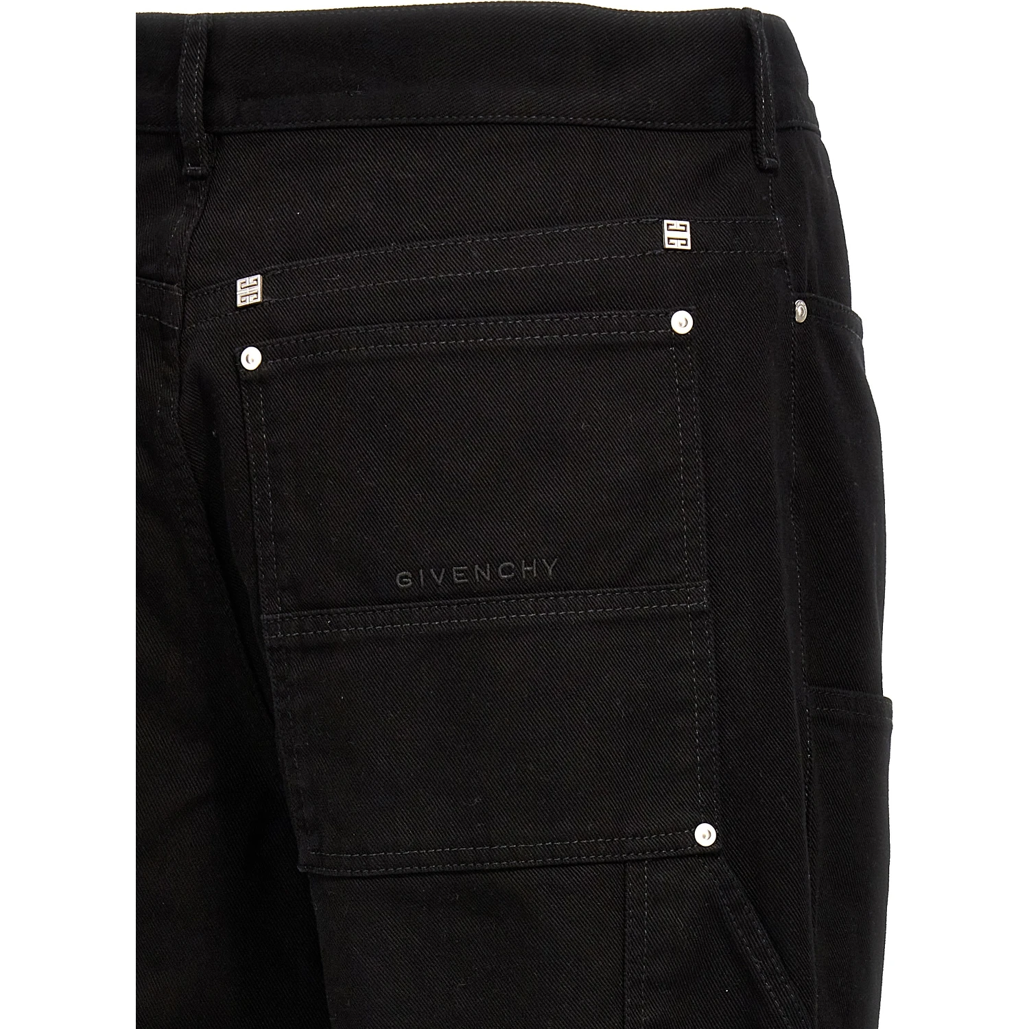 Black Cotton Jeans Denim