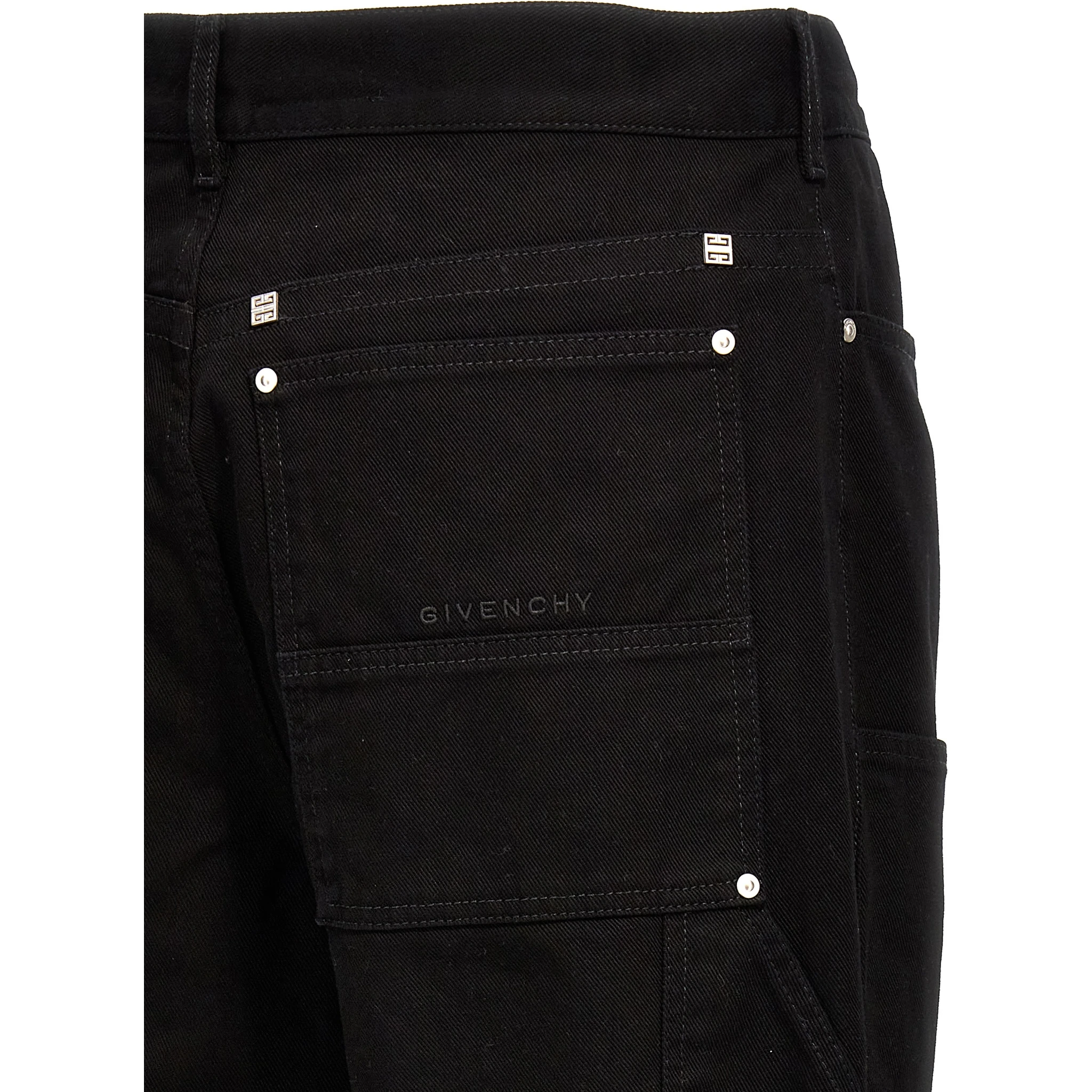 Black Cotton Jeans Denim