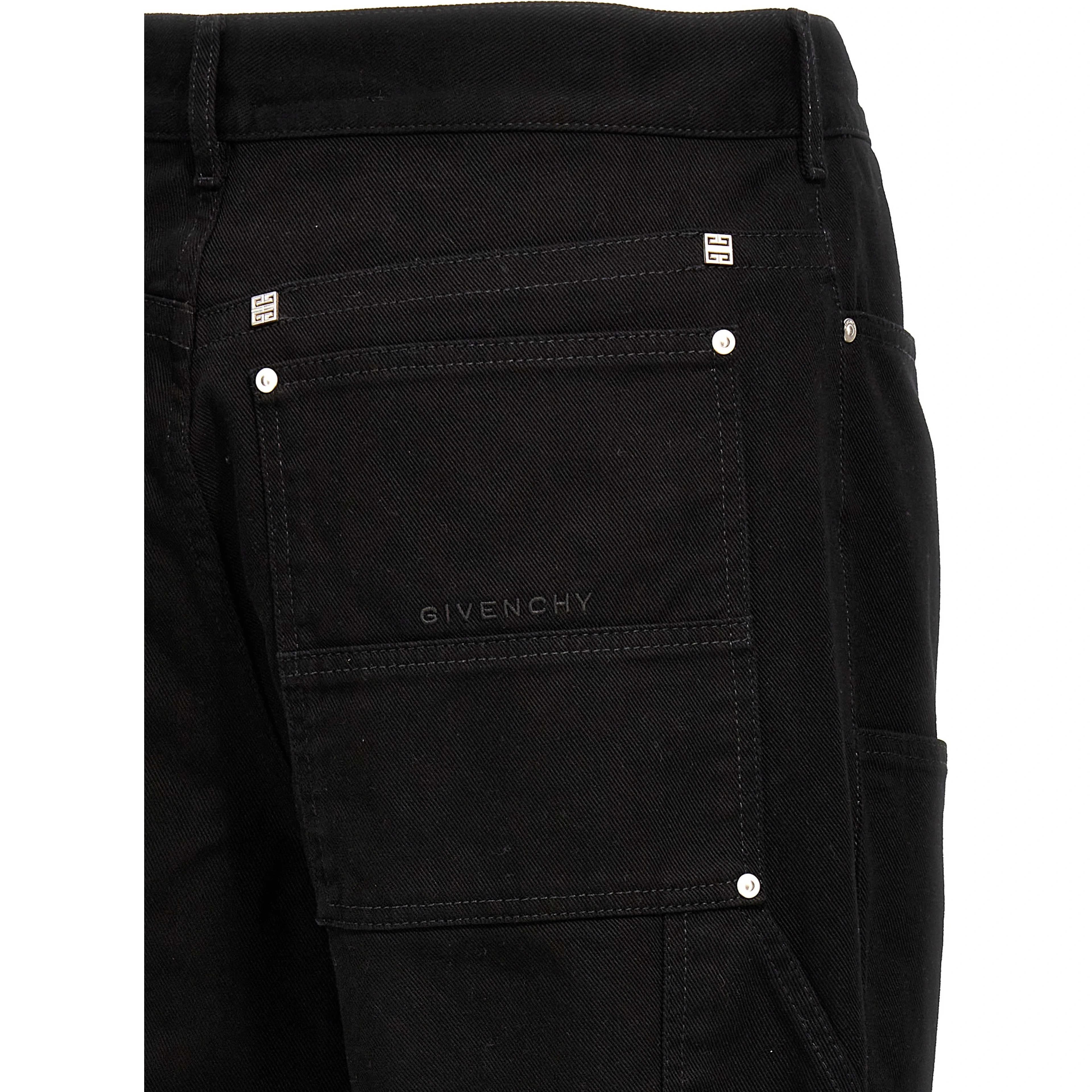 Black Cotton Jeans Denim
