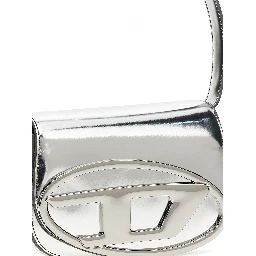Silver Cowhide Shoulder Bag