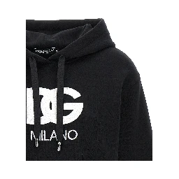 Black Cotton Hoodie