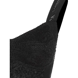 Black Polyamide Tank Tops