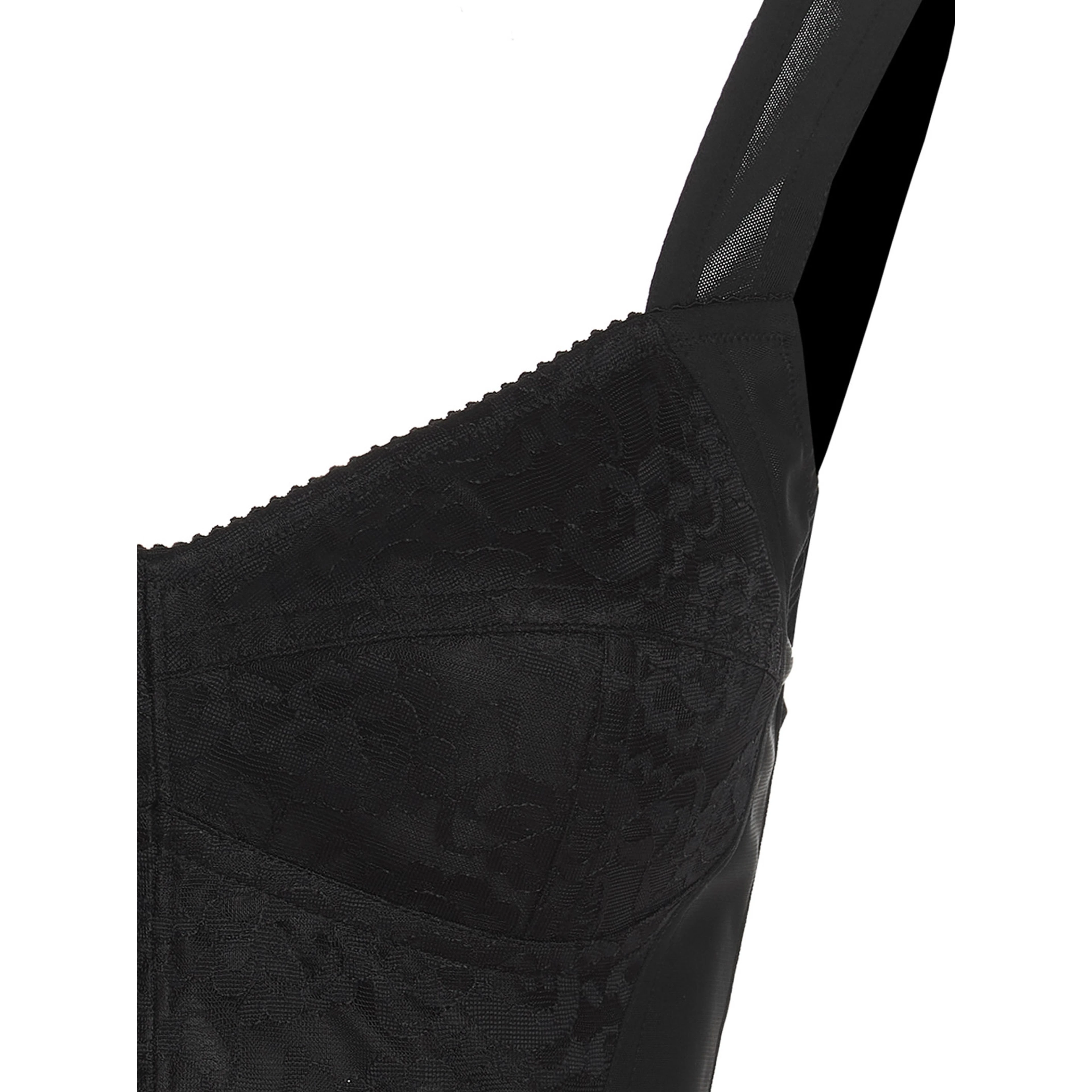 Black Polyamide Tank Tops