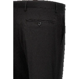 Black Virgin Wool Two-Piece Suit
