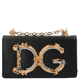 Black Calfskin Crossbody Bag