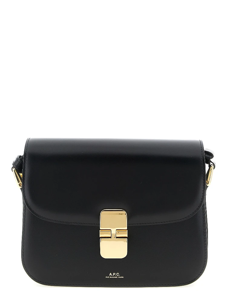 Black Cowhide Crossbody Bag