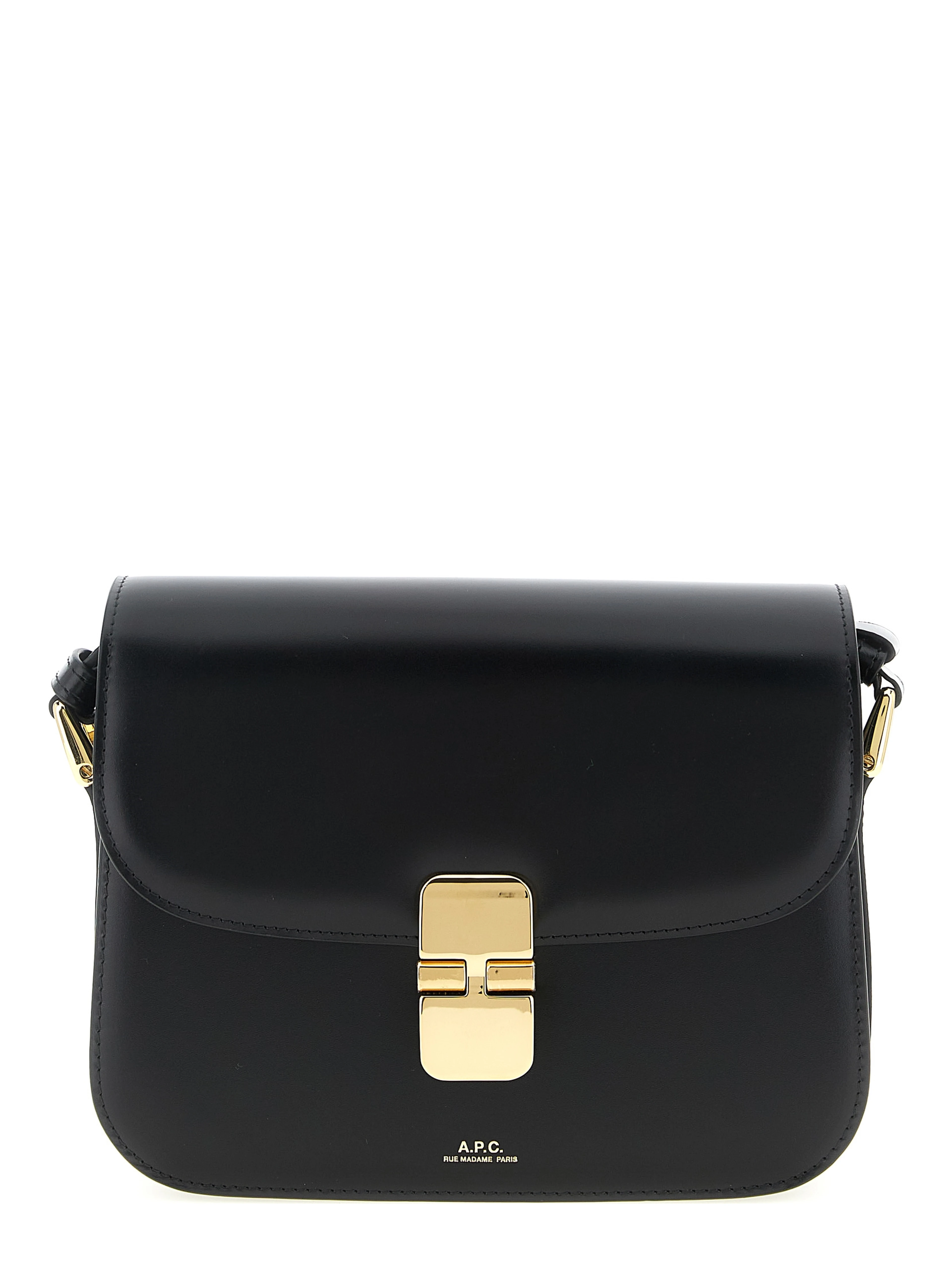 Black Cowhide Crossbody Bag
