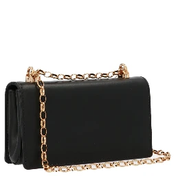 Black Calfskin Crossbody Bag