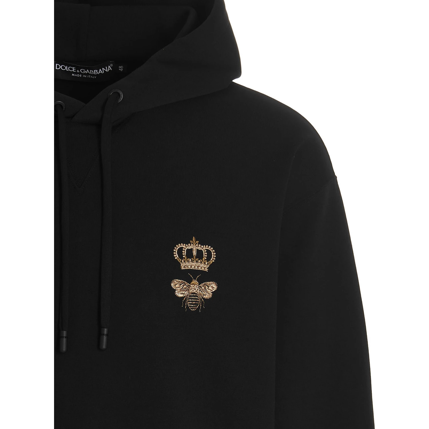 Black Cotton Sweatshirt