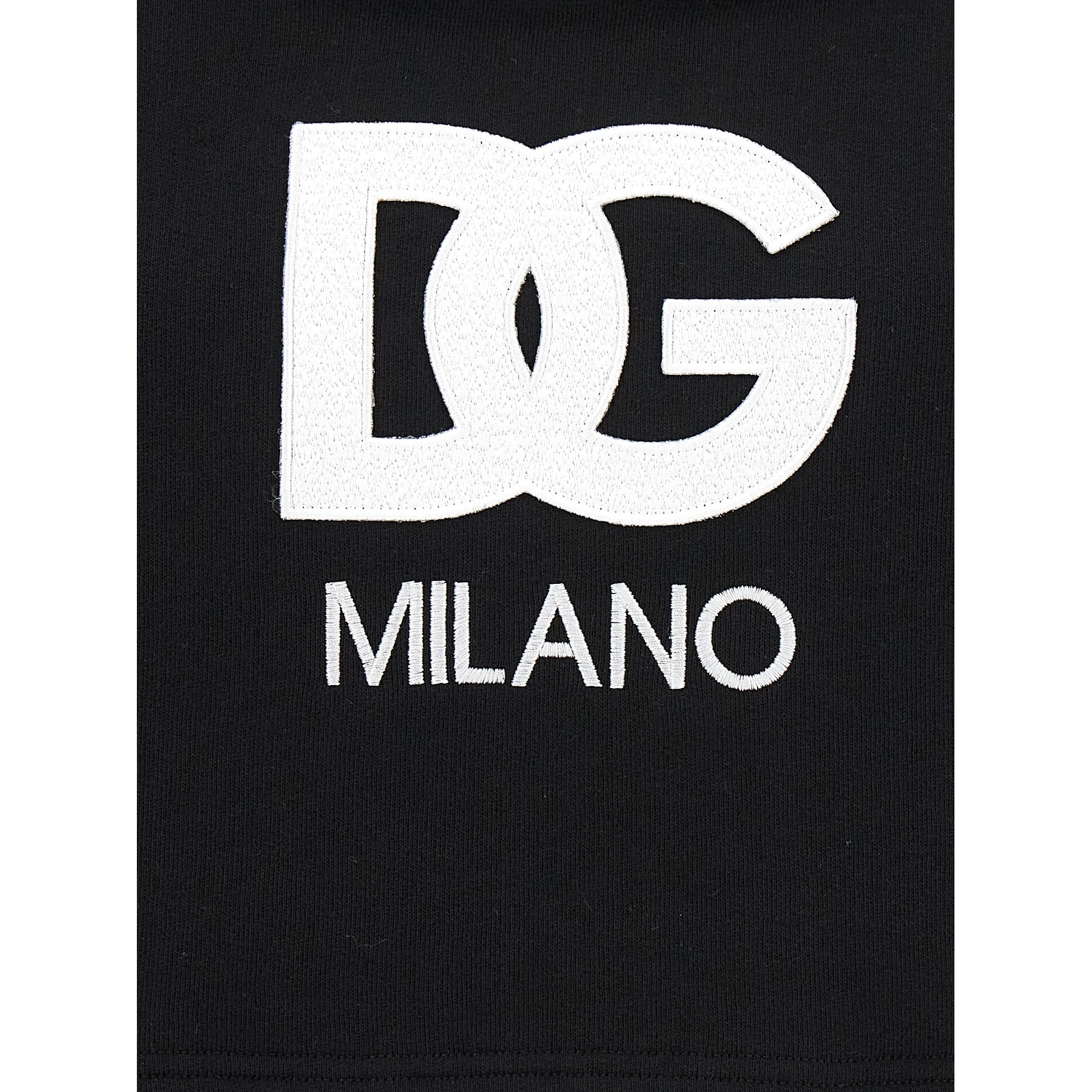Black Cotton Hoodie