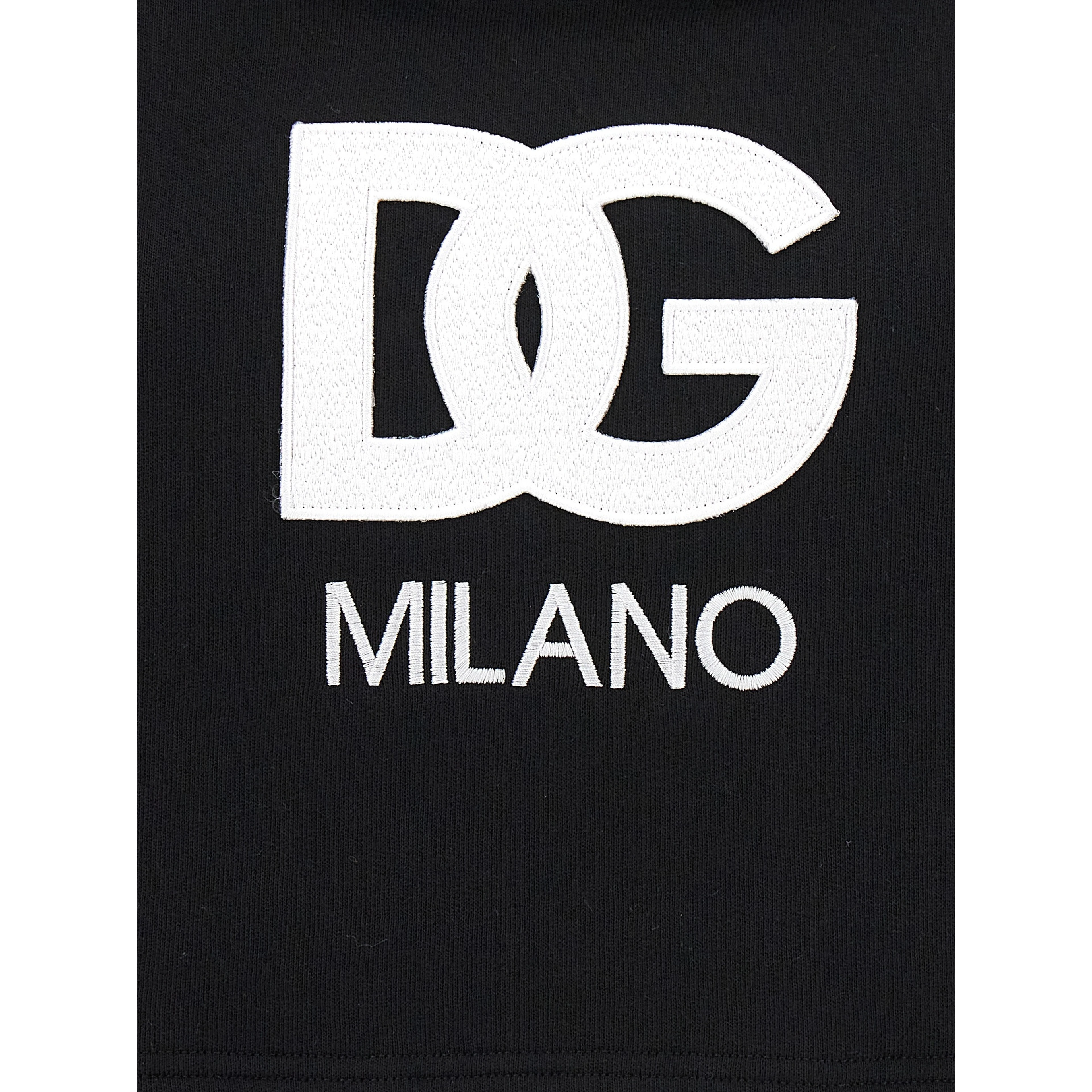 Black Cotton Hoodie