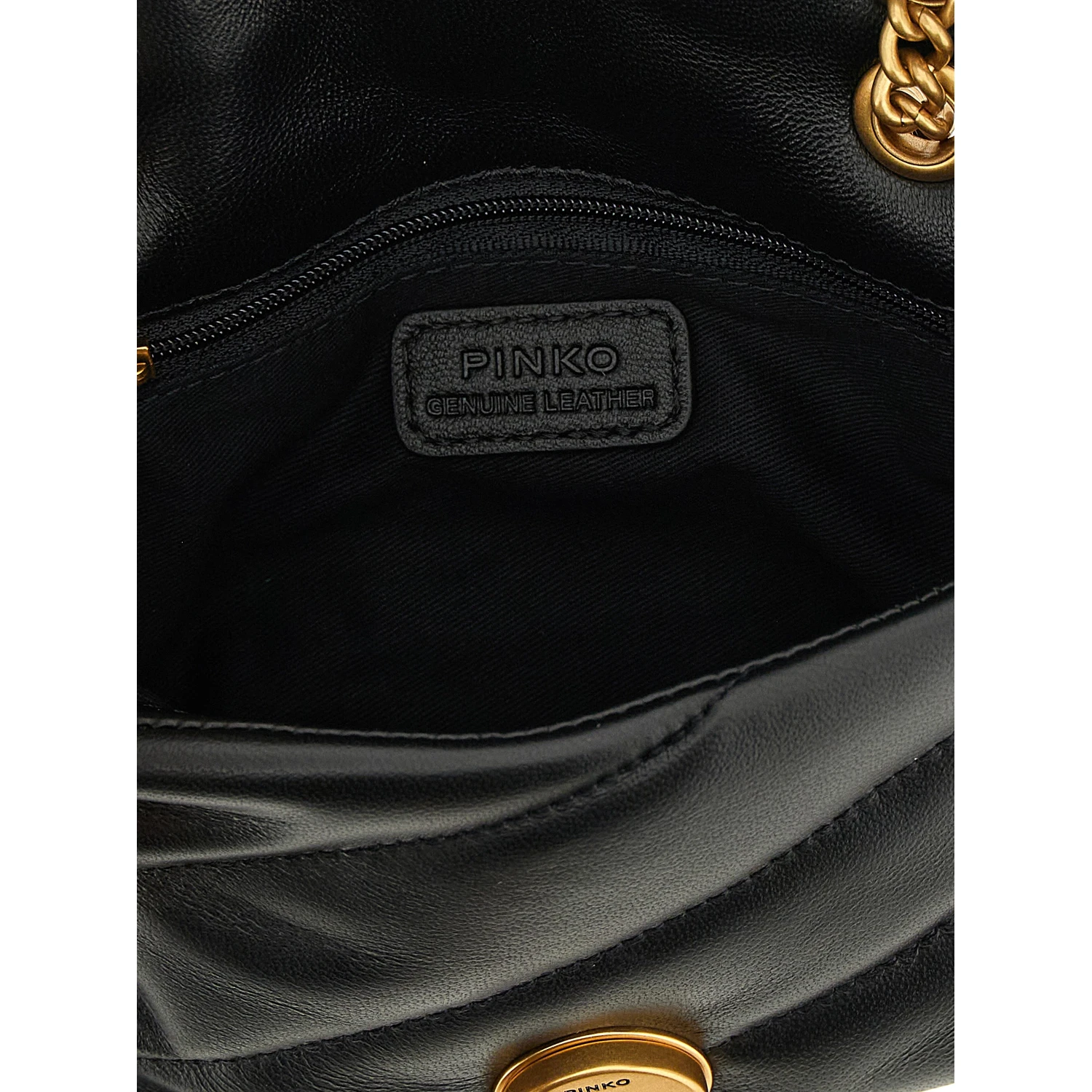 Black Lamb Leather Crossbody Bag